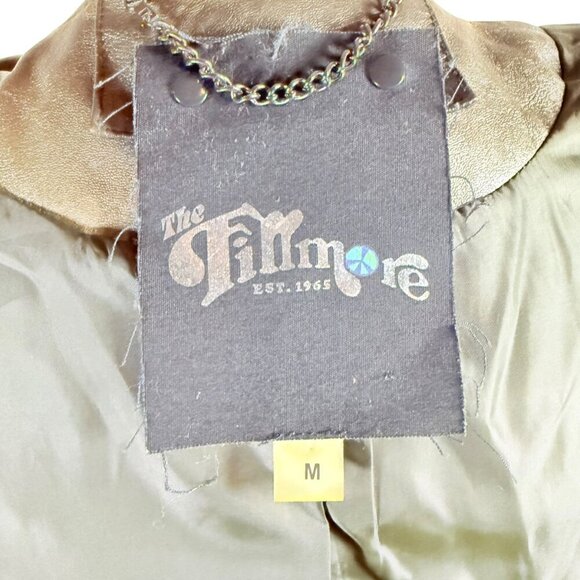 The Fillmore Olive Gray Vegan Leather Moto Jacket - Women’s Medium - Picture 10 of 12